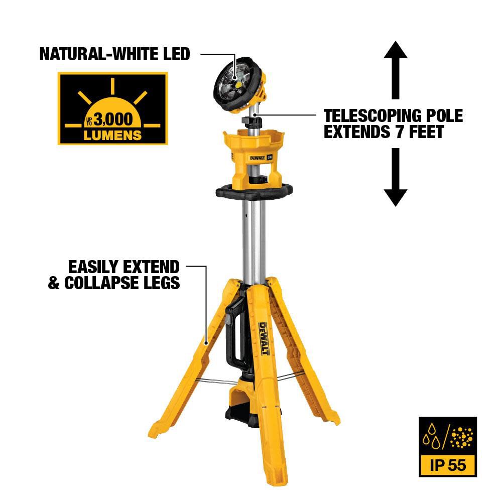 20V MAX Cordless Tripod Light (Light Only) (Bare Tool) DCL079B