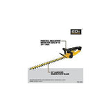 20V MAX Lithium Ion Hedge Trimmer (Bare Tool) DCHT820B