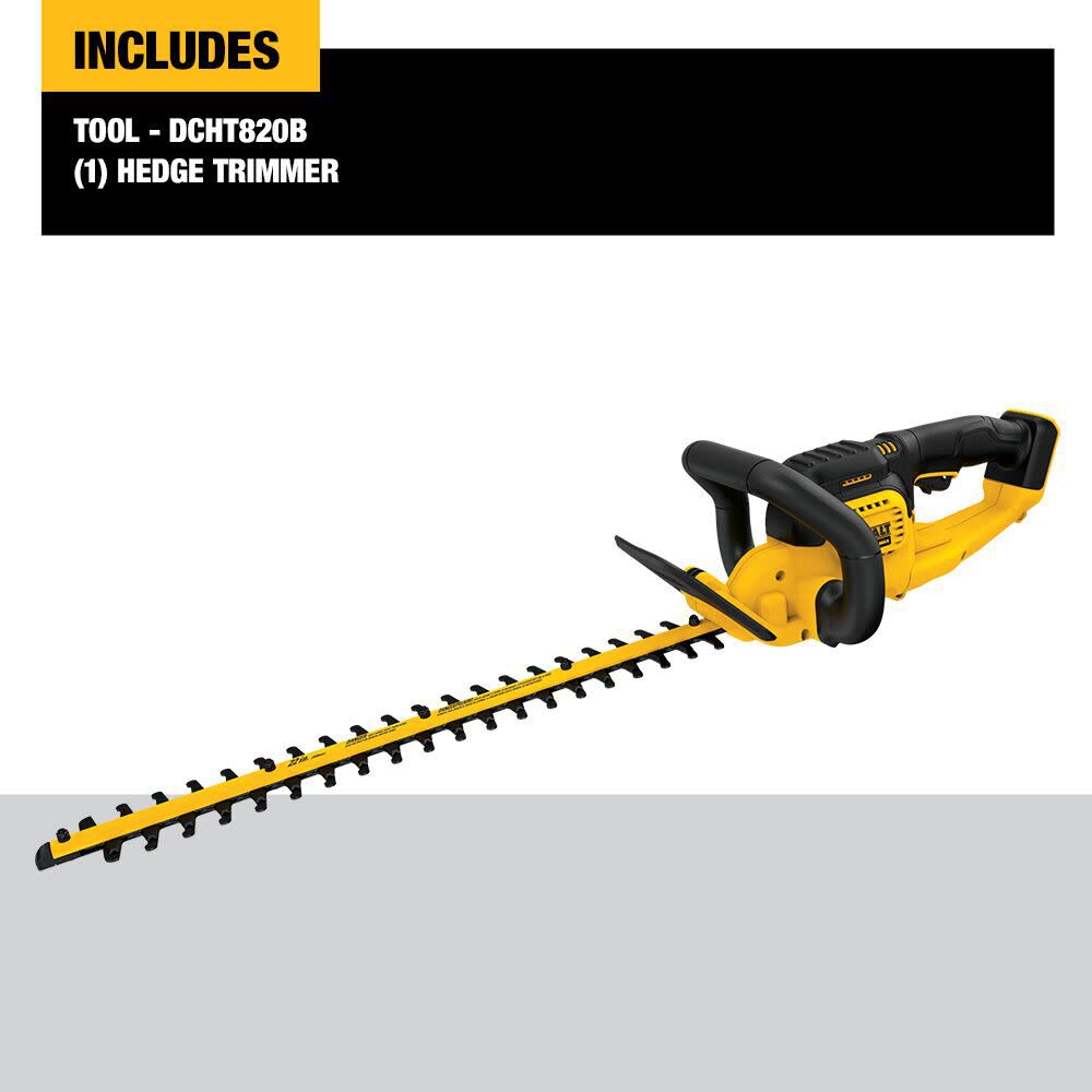 20V MAX Lithium Ion Hedge Trimmer (Bare Tool) DCHT820B