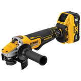 5-in 20-volt Max Paddle Switch Brushless Cordless Angle Grinder (Charger Included and 1-Battery) DCG415W1