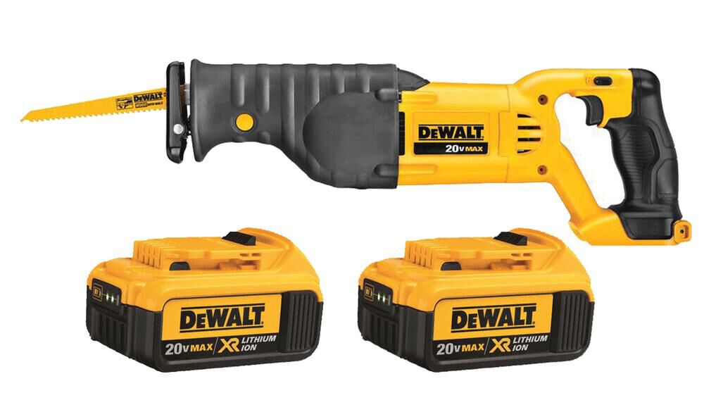 20V Max Reciprocating Saw & 4Ah XR Battery 2pk Bundle DCB204-2-DCS380B