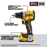 20V MAX XR 2-Tool Brushless Power Tool Combo Kit with Soft Case (2-Batteries and Charger Included) DCK248D2