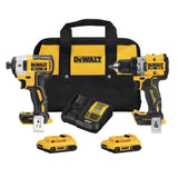 20V MAX XR 2-Tool Brushless Power Tool Combo Kit with Soft Case (2-Batteries and Charger Included) DCK248D2