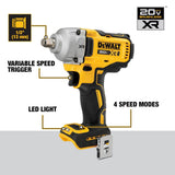 20V MAX XR 1/2in Mid Range Impact Wrench with Hog Ring Anvil & Oil Resistant Batteries Kit DCF891GP2