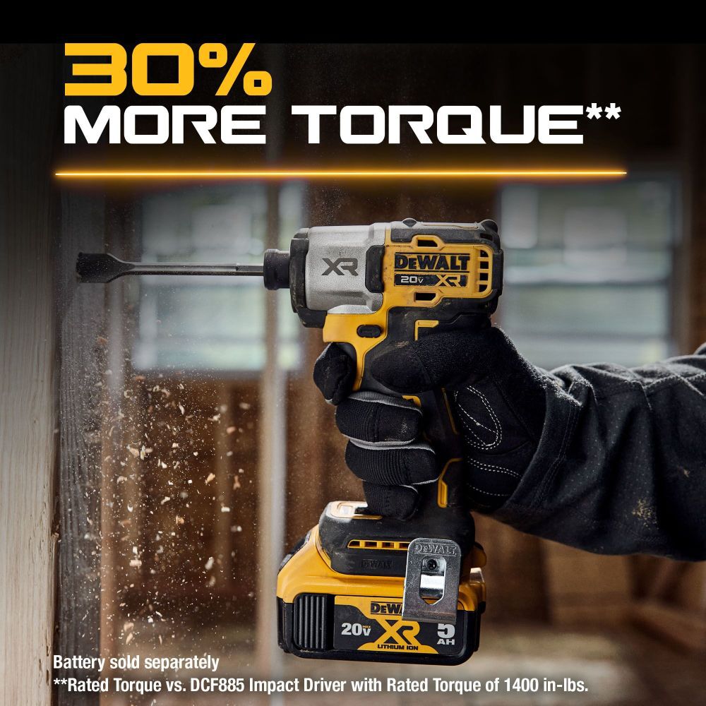 XR 20-volt Max 1/4-in Brushless Cordless Impact Driver DCF845B