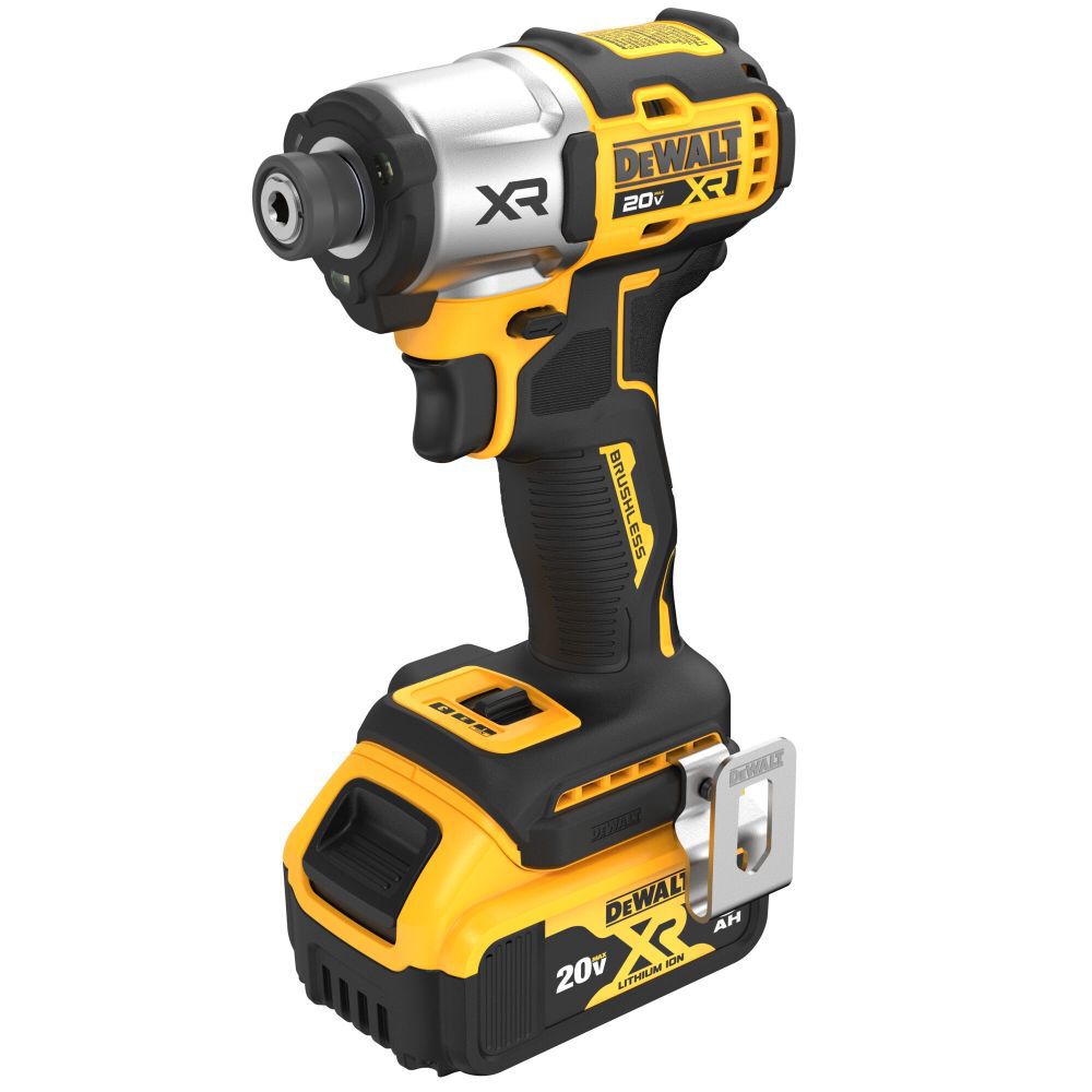 XR 20-volt Max 1/4-in Brushless Cordless Impact Driver (1-Battery Included, Charger Included and Soft Bag included) DCF845P1