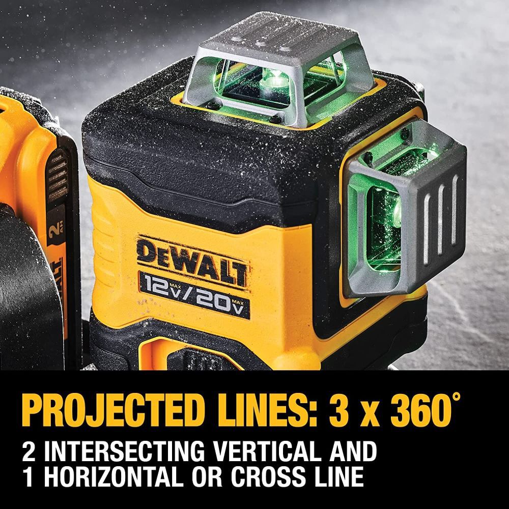 20V MAX XR 3 X 360 Green Line Laser (Bare Tool) DCLE34030GB