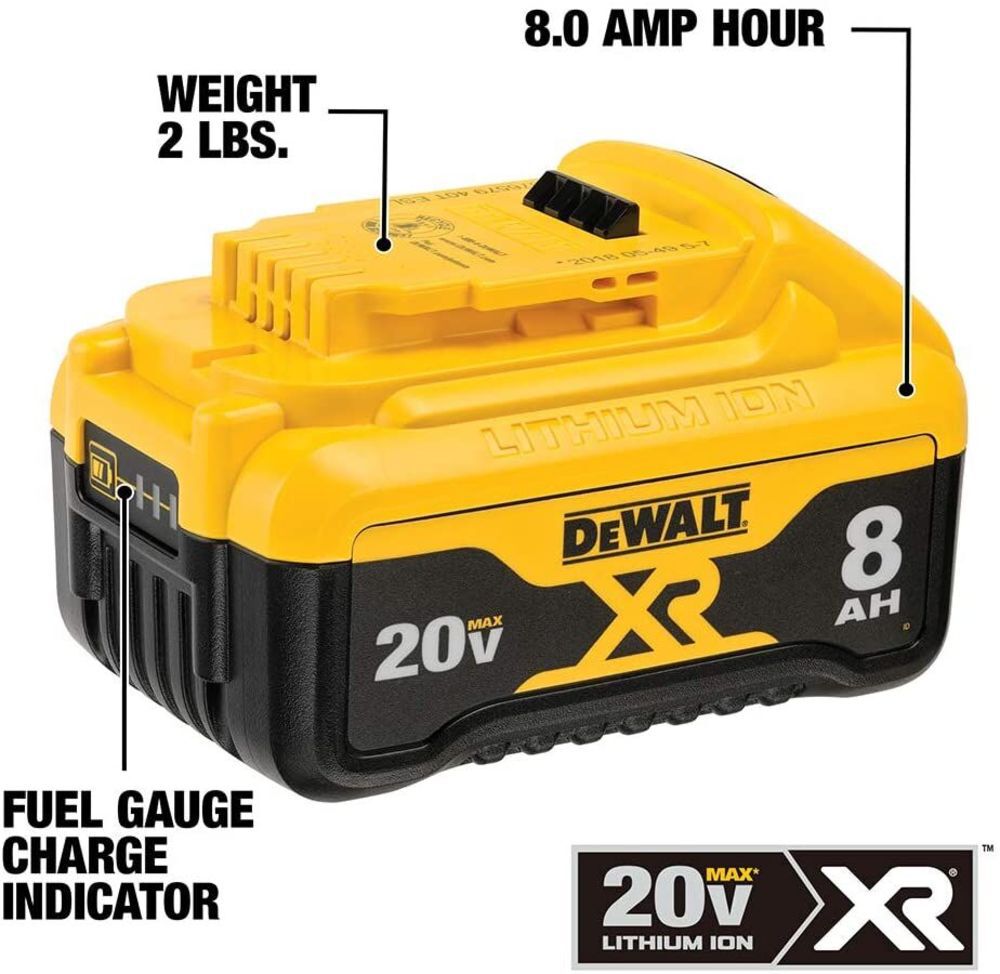 20V MAX XR 8Ah Battery-2 Pack DCB208-2