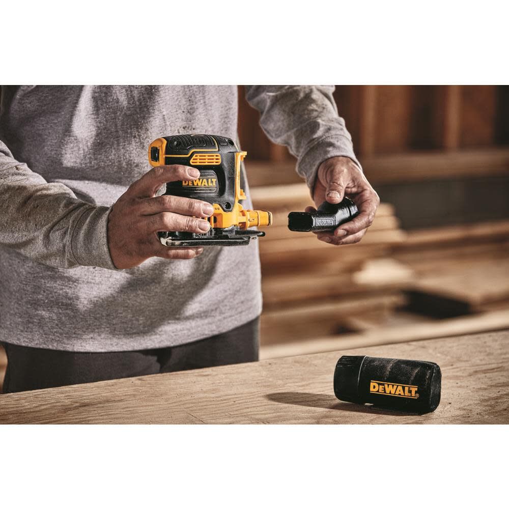 XR 20 Max 20-Volt Brushless Cordless Variable Speed Sheet Sander with Dust Management (Bare Tool) DCW200B