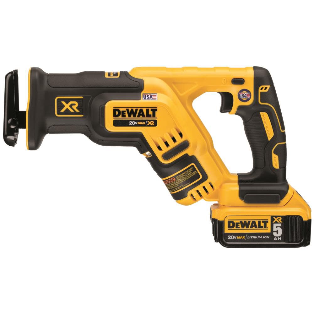 XR 20-volt Max Variable Brushless Cordless Reciprocating Saw (Charger Included and Battery Included) DCS367P1