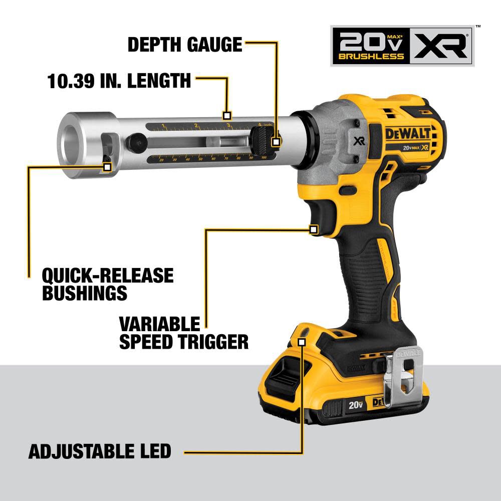 20V MAX XR Cordless Cable Stripper Kit DCE151TD1