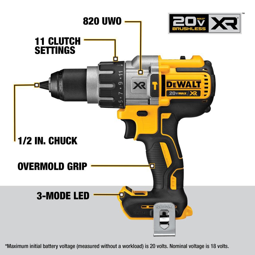 20V MAX XR Hammer Drill (Bare Tool) DCD996B