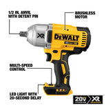 20V MAX XR High Torque 1/2-in Impact Wrench Kit with Detent Anvil DCF899P1