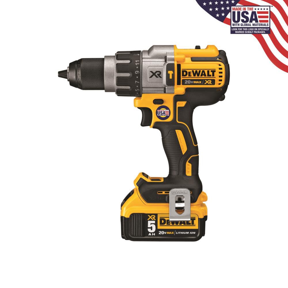 XR 1/2-in 20-volt Max Variable Speed Brushless Cordless Hammer Drill (2-Batteries Included) DCD996P2