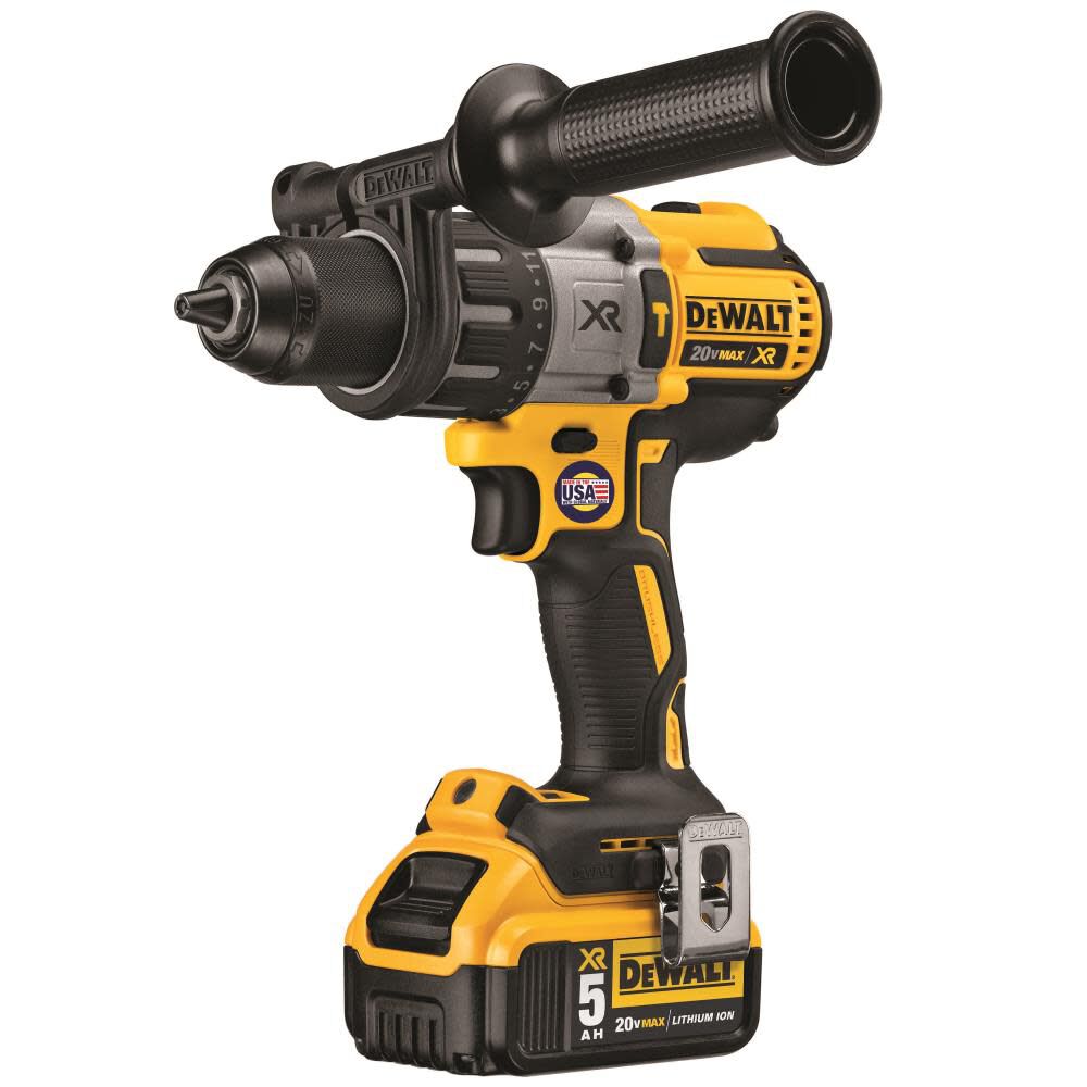 XR 1/2-in 20-volt Max Variable Speed Brushless Cordless Hammer Drill (2-Batteries Included) DCD996P2