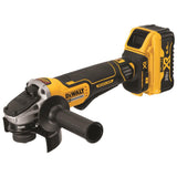 XR 4.5-in 20-volt Max Paddle Switch Brushless Cordless Angle Grinder (Charger Included and 2-Batteries) DCG413R2