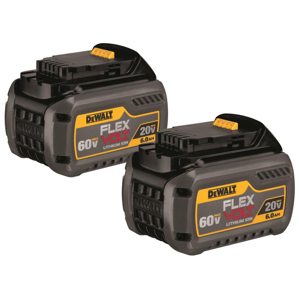 20V/60V MAX FLEXVOLT 6.0 Ah Battery 2 pack DCB606-2