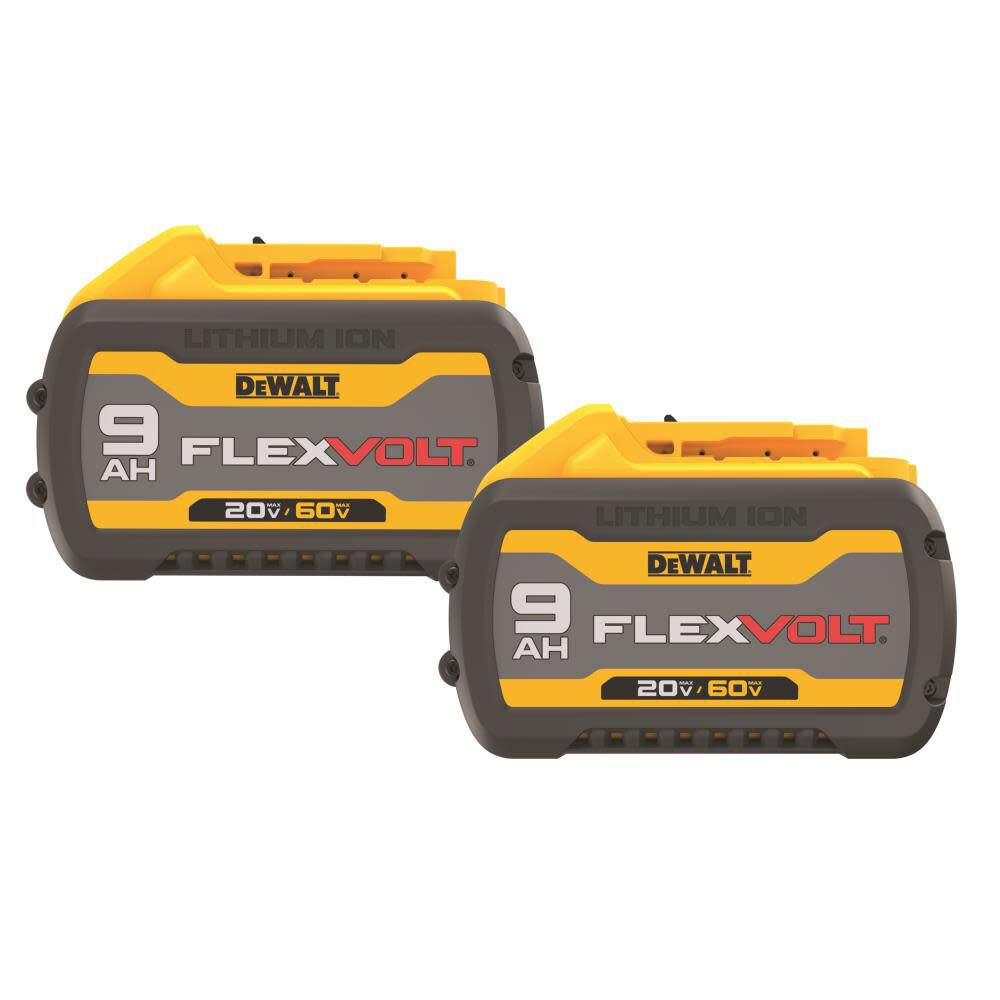 20V/60V MAX FLEXVOLT 9.0AH Batteries 2 Pack DCB609-2