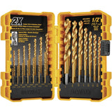 21-Piece Titanium Nitride Coating PP Drill Bit Set DW1361