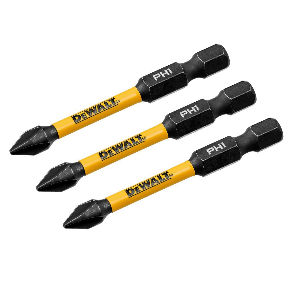 Flextorq 1/4-in x 2-in Phillips Impact Driver Bit (3-Piece) DWAF2PH1IR3