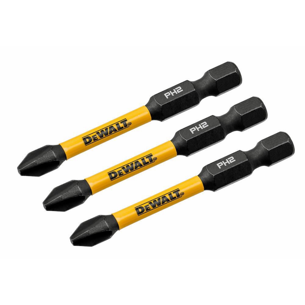 Flextorq 1/4-in x 2-in Phillips Impact Driver Bit (3-Piece) DWAF2PH2IR3