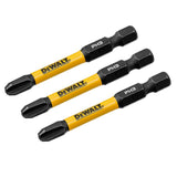 Flextorq 1/4-in x 2-in Phillips Impact Driver Bit (3-Piece) DWAF2PH3IR3