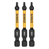 Flextorq 1/4-in x 2-in Square/Robertson Impact Driver Bit (3-Piece) DWAF2SQ1IR3