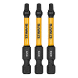 Flextorq 1/4-in x 2-in Square/Robertson Impact Driver Bit (3-Piece) DWAF2SQ3IR3