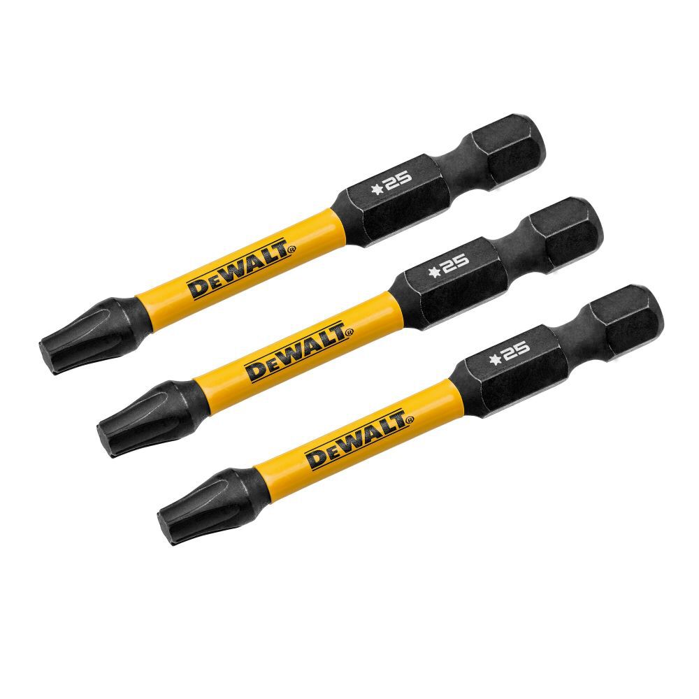 Flextorq 1/4-in x 2-in Torx Impact Driver Bit (3-Piece) DWAF2TX25IR3