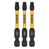 Flextorq 1/4-in x 2-in Torx Impact Driver Bit (3-Piece) DWAF2TX25IR3