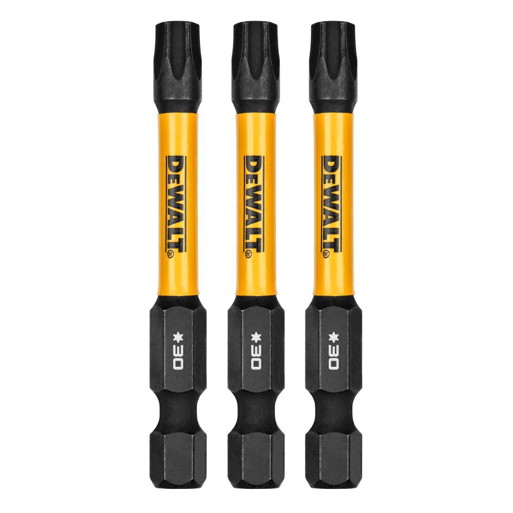 Flextorq 1/4-in x 2-in Torx Impact Driver Bit (3-Piece) DWAF2TX30IR3