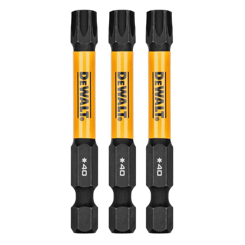 Flextorq 1/4-in x 2-in Torx Impact Driver Bit (3-Piece) DWAF2TX40IR3