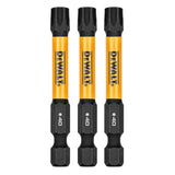 Flextorq 1/4-in x 2-in Torx Impact Driver Bit (3-Piece) DWAF2TX40IR3