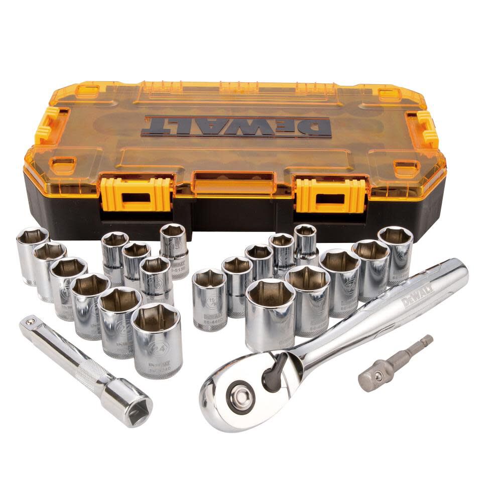 23 piece 1/2 In. Drive Socket Set DWMT73813