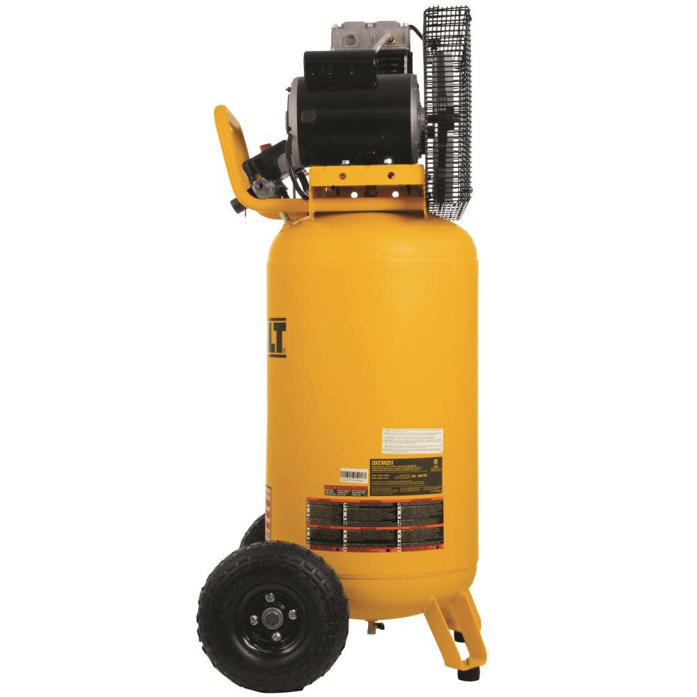 25-Gallon Portable Electric 200 PSI Vertical Air Compressor DXCM251