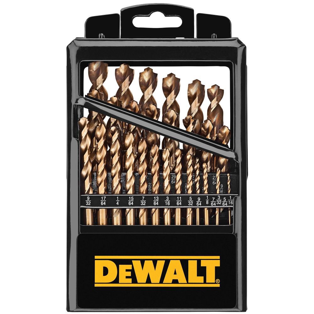 29 pc. Industrial Cobalt Pilot Point Drill Bit Set DWA1269