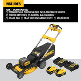 2X20V* MAX XR Cordless RWD Self-Propelled Mower Kit DCMWSP256U2