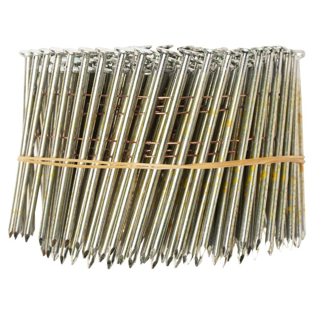 3 1/4 x .120 in Galvanized Metal Coil Nails 2700qty DWC12P120DG