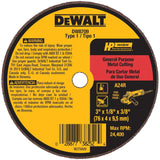 3 In. x 1/8 In. x 3/8 In. A24R Grinding Wheel DW8709