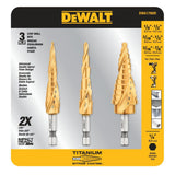 3-Pc. Impact Ready Step Drill Bit Set DWA1790IR