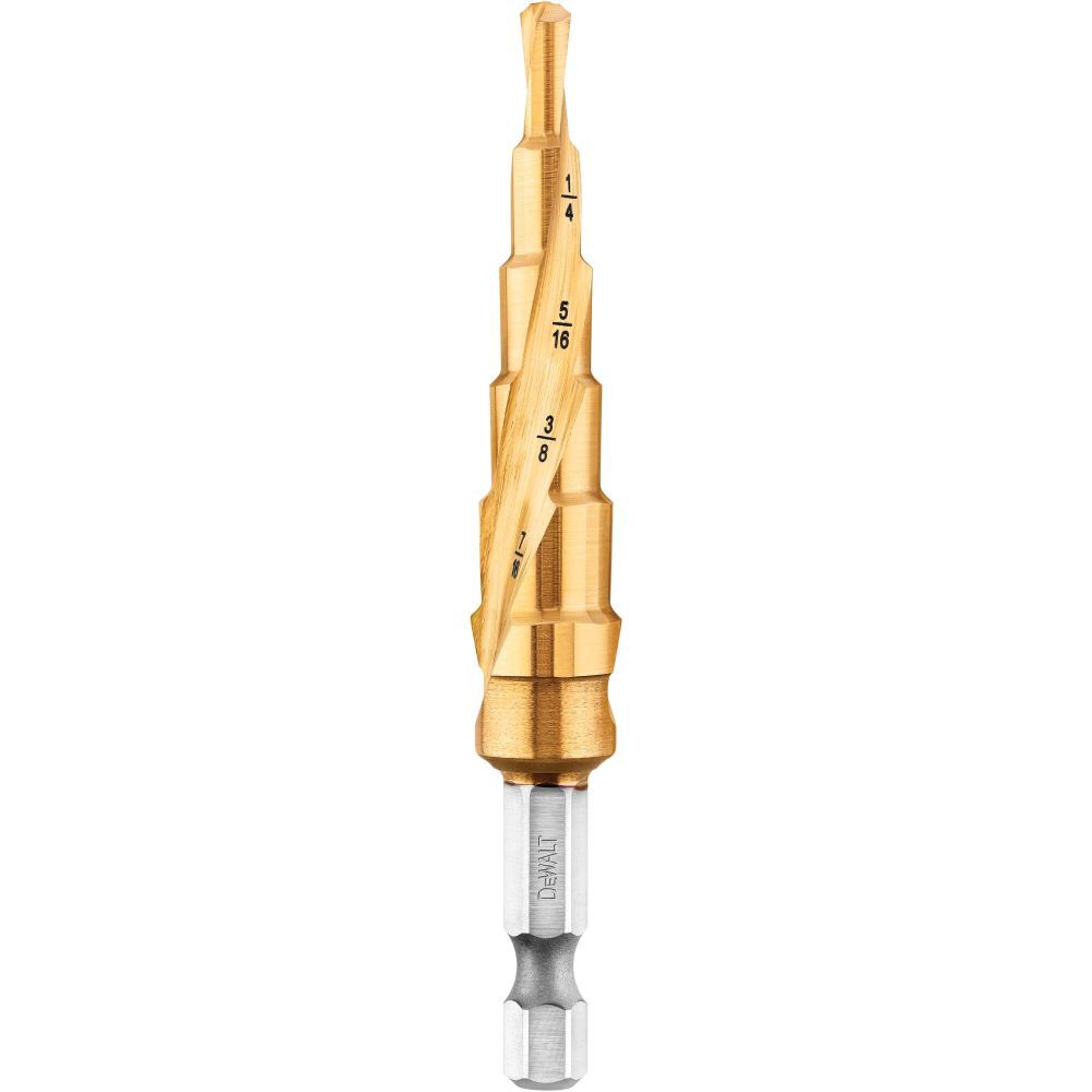 3/16 In. to 1/2 In. Impact Ready Step Drill Bit DWA1784IR