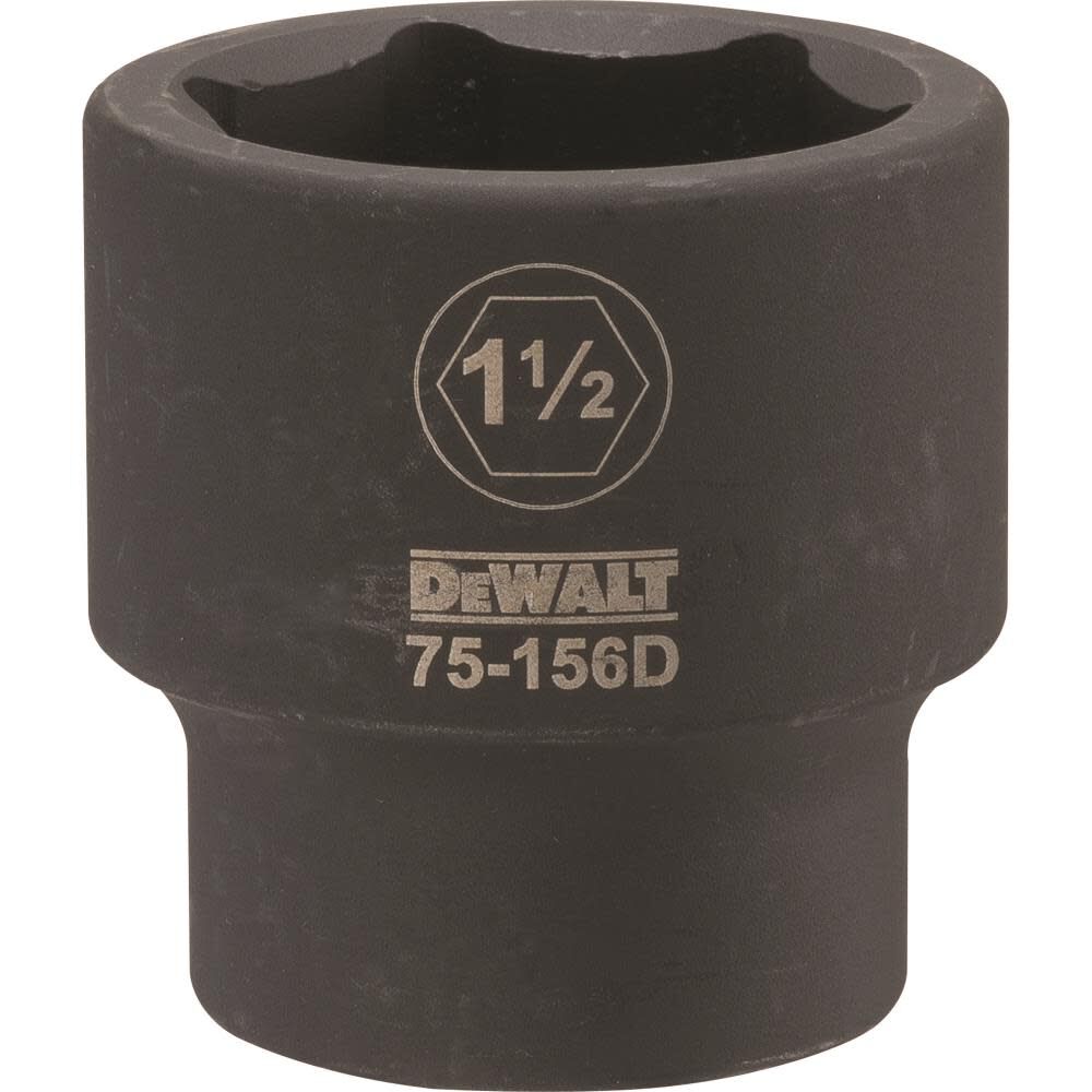 3/4 Drive X 1-1/2 6PT Standard Impact Socket DWMT75156OSP