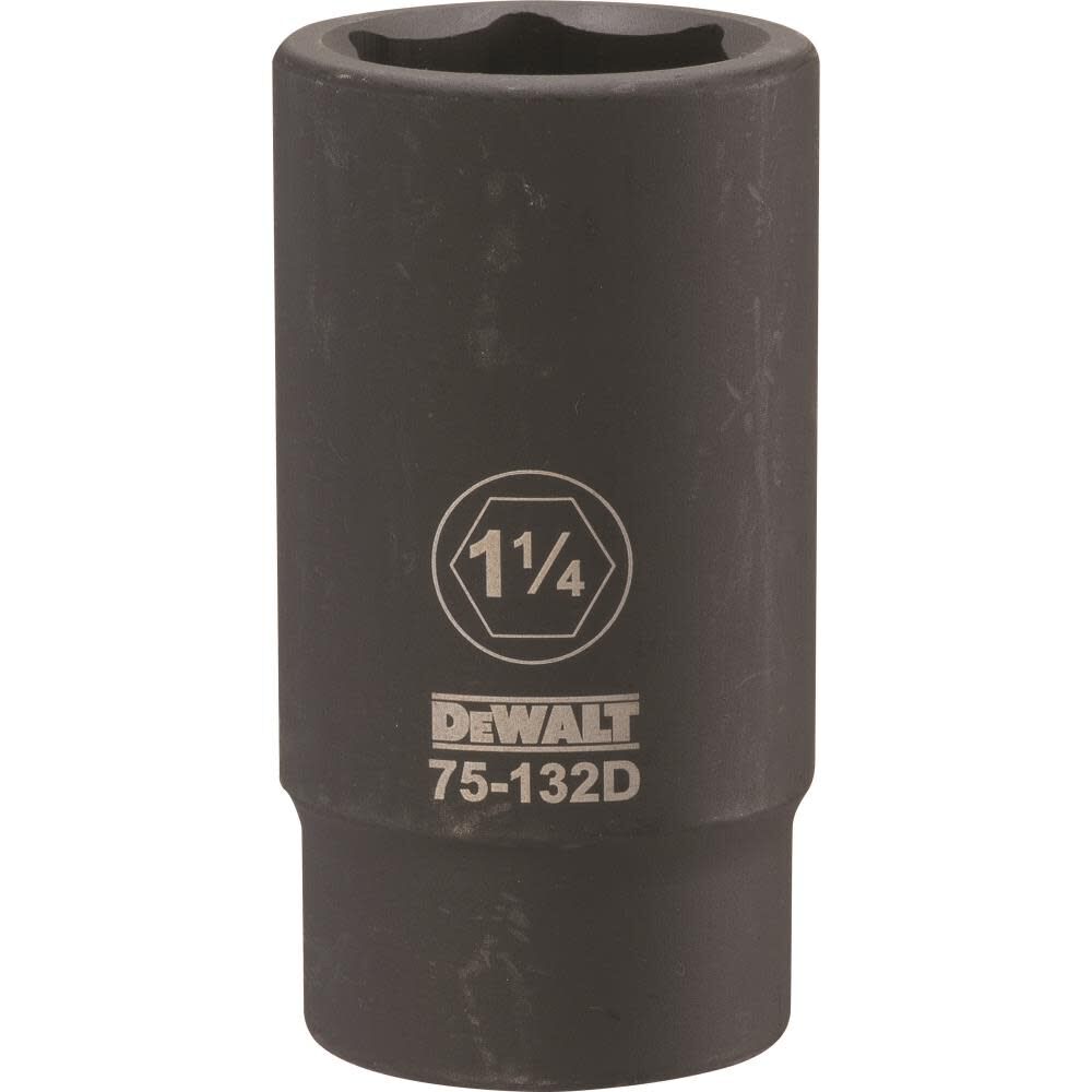 3/4 Drive X 1-1/4 6PT Deep Impact Socket DWMT75132OSP