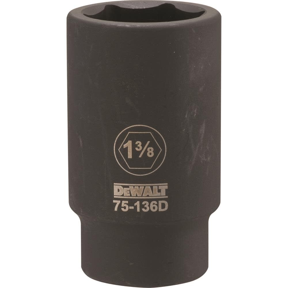 3/4 Drive X 1-3/8 6PT Deep Impact Socket DWMT75136OSP