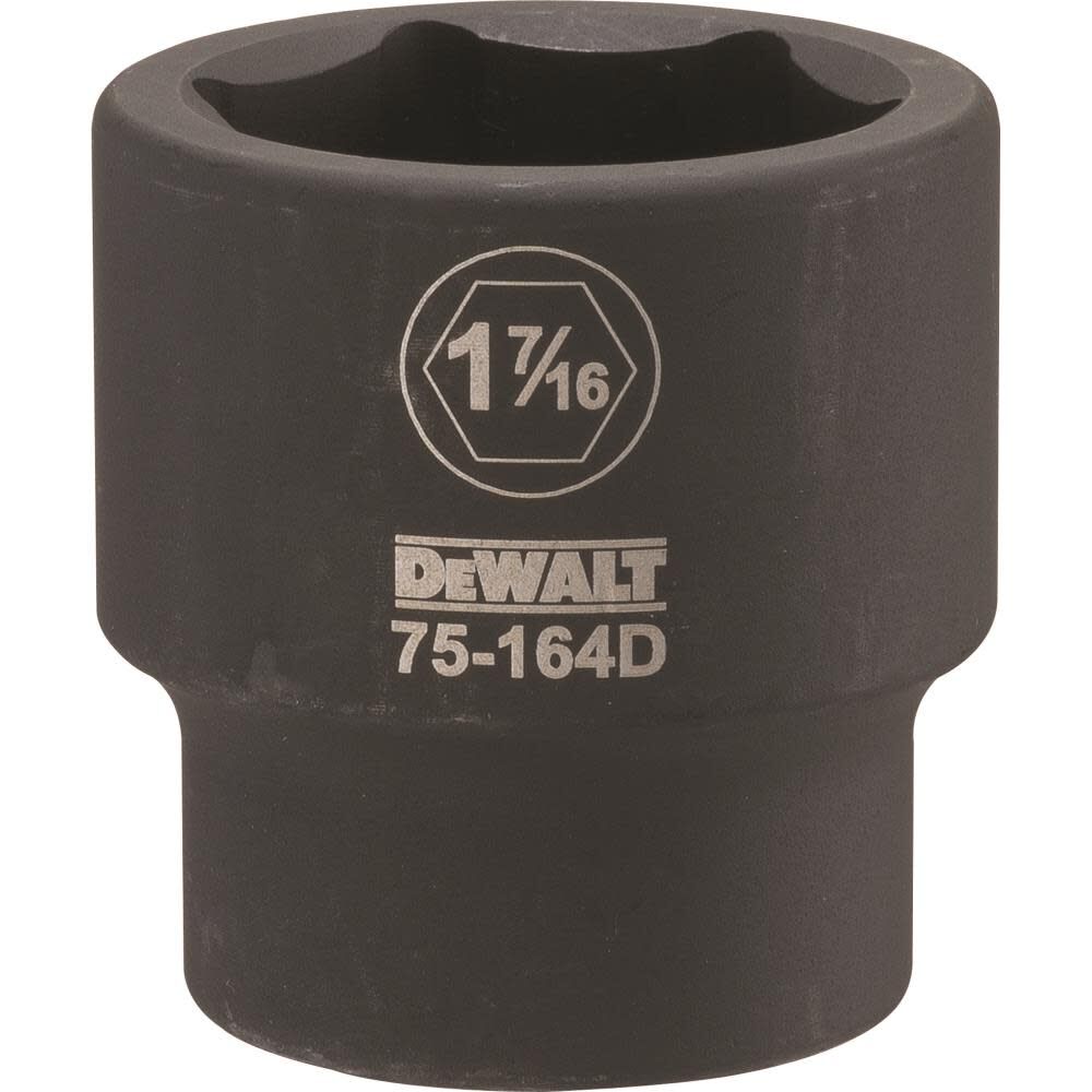 3/4 Drive X 1-7/16 6PT Standard Impact Socket DWMT75164OSP