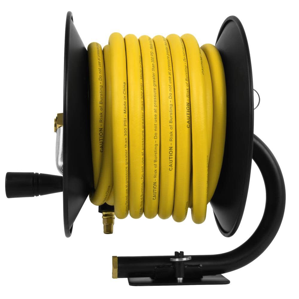 3/8 In. x 50 Ft. Manual Rubber Hose Reel DXCM024-0348