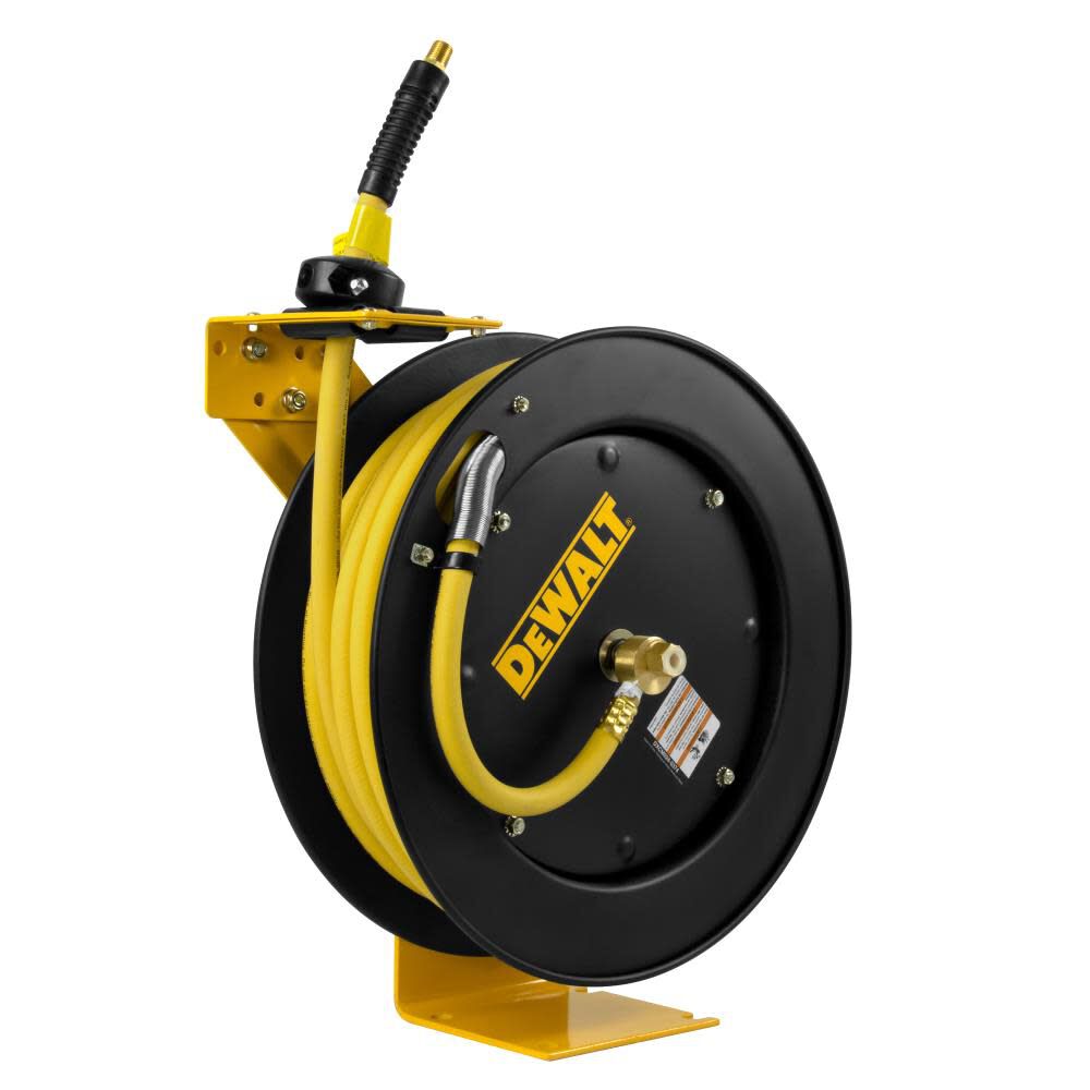 3/8 in. x 50 ft. Single Arm Auto Retracting Air Hose Reel DXCM024-0374