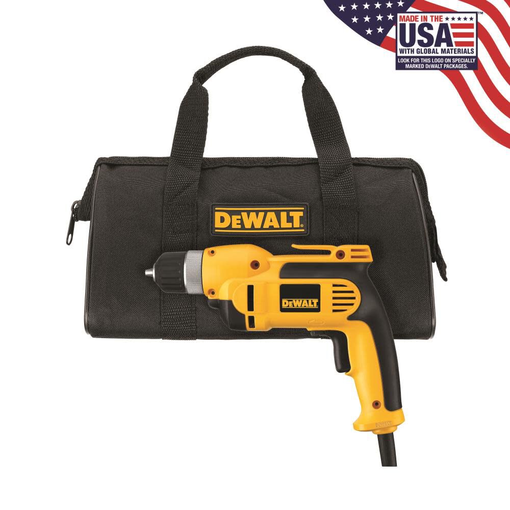 3/8-in Keyless Corded Drill (Soft Bag included) DWD110K