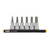 3/8in Drive SAE Hex Bit Socket Set 6pc DWMT17000