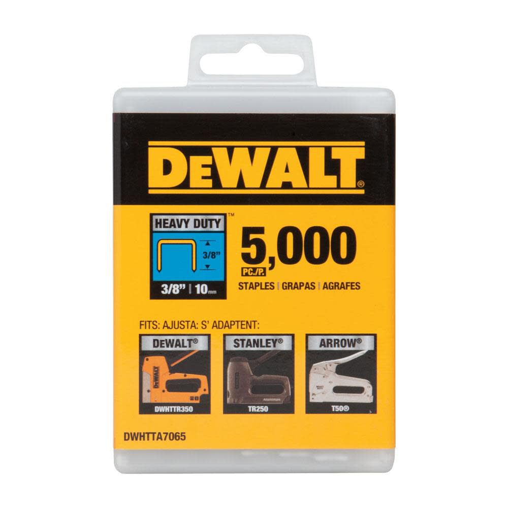 3/8In. Heavy Duty Contractor Staples 5000pk DWHTTA7065